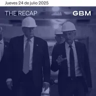 THE RECAP 24-07-25 | Los mercados en Estados Unidos cierran mixto s, previo a la visita de Donald Trump a la Reserva Federal.