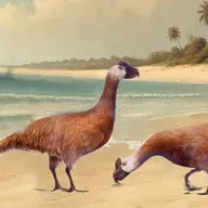 Los silvionítidos, aves gigantes de Oceanía