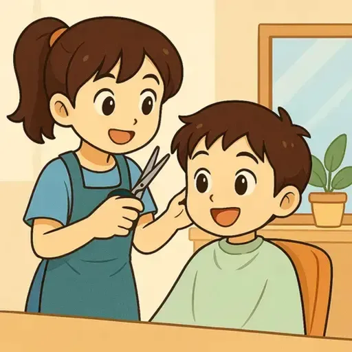 理发店的小客人 - The Little Guest at the Barber Shop [HSK 2]