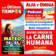 Mateo 4 al 6. Análisis IA del Rollo Telepático Divino Origen de la Carne Humana.