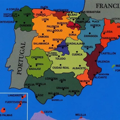 Geografia, paesaggi e città della Spagna