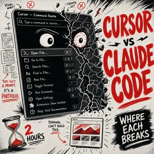 Cursor vs Claude Code: where the code breaks first