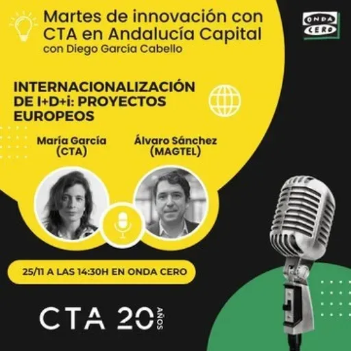Entrevistas a María García, de CTA y Álvaro Sánchez, director I+D+i Magtel