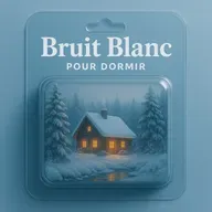 1 H BRUIT BLANC pour DORMIR ❄️ Nuit de neige calme | ASMR sommeil
