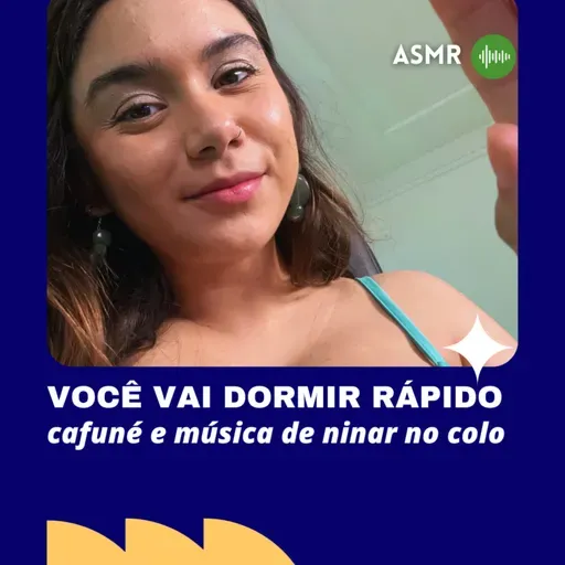 ASMR: VOCÊ VAI DORMIR RÁPIDO NO MEU COLO | CAFUNÉ E MÚSICA DE NINAR