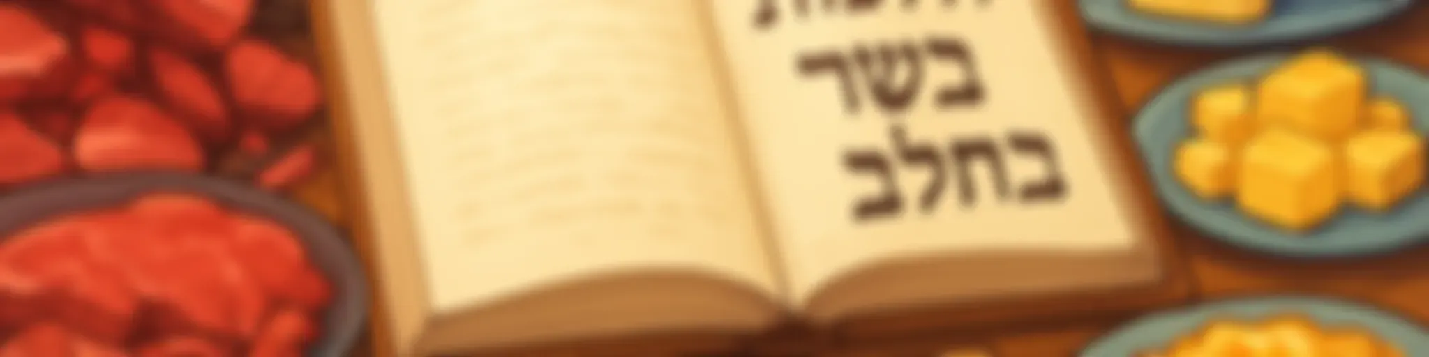 הלכות בשר בחלב Rab Jaim Orfali