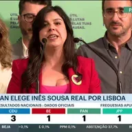 Inês Sousa-Real sobre o resultado das Legislativas de 2025: "Agradecemos o voto de confiança para continuarmos sentados no Parlamento"