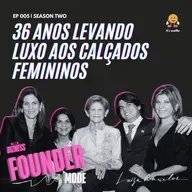36 anos de legado no mercado de calçados femininos de luxo | A História da Luiza Barcelos | Founder Mode ft. Luiza Barcelos