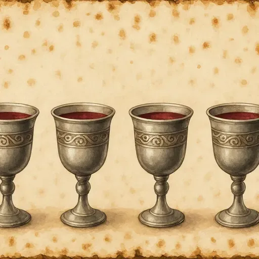 O Segredo dos 4 Copos do Seder PESSACH