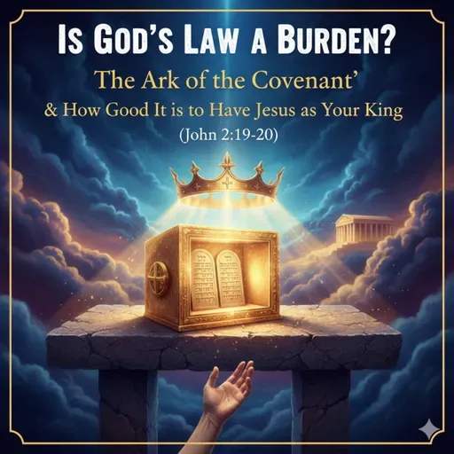 Is God’s Law a Burden? The Ark of the Covenant, & How Good It is to Have Jesus as Your King (John 2:19-20)