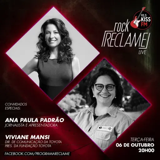 ⁣"Rock Reclame": Ana Paula Padrão e Viviane Mansi (Fundação Toyota Brasil)