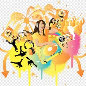 Playa y musica