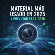 Material más usado en 2025 y previsión para 2026