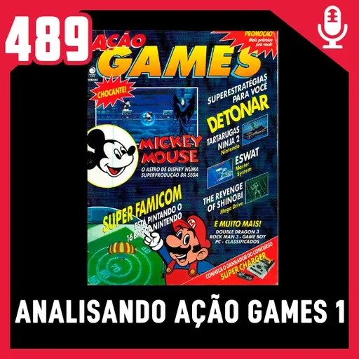 Fliperama de Boteco #489 – Analisando Revistas Antigas: Ação Games 1
