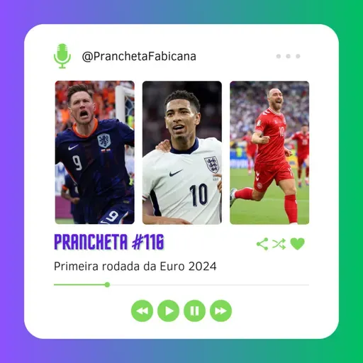 Prancheta #116: Primeira rodada de Euro 2024