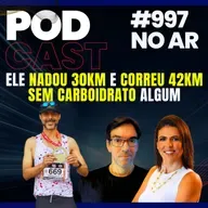 ELE NADOU 30KM E CORREU 42KM SEM CARBOIDRATO ALGUM