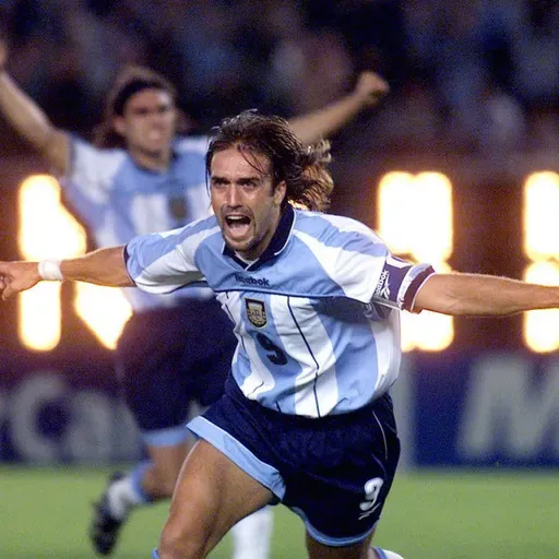 89: UN ARTILLERO TEMIBLE EN EL AREA: EL GRAN GABRIEL OMAR BATISTUTA.