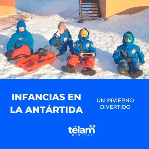 Las infancias en la Antártida. Un invierno divertido.