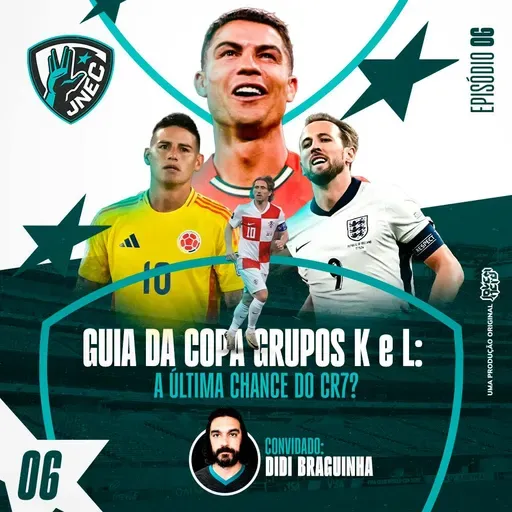 GUIA DA COPA 2026 - GRUPOS K & L: Didi Braguinha e a Última Chance do CR7? | Jovem Nerd Esporte Clube 06