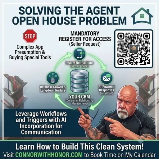 The Ultimate Open House Sign-In Hack: Automating Lead Capture with CRMs & QR Codes