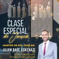 RAB RAUL ASKENAZI- CLASE ESPECIAL DE JANUKA