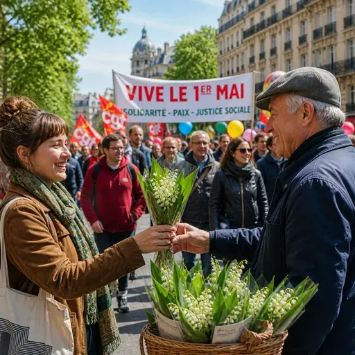 Nouveau / New ! Facile / Easy : Pourquoi offre-t-on du muguet le 1er mai, en France ? - DELF A2