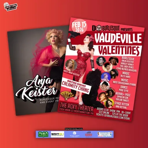 Anja Keister Brings Burlesque to the Roxy Theatre in Northampton this Valentine’s Weekend