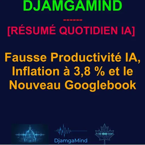 [AI DAILY NEWS RUNDOWN - FRENCH] Fausse Productivité IA, Inflation à 3,8 % et le Nouveau Googlebook (13 Mai)