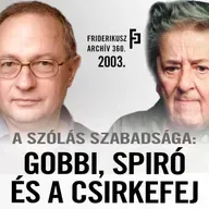 A SZÓLÁS SZABADSÁGA: Célkeresztben Magyar Bálint, 2003. /// Friderikusz Archív 359.