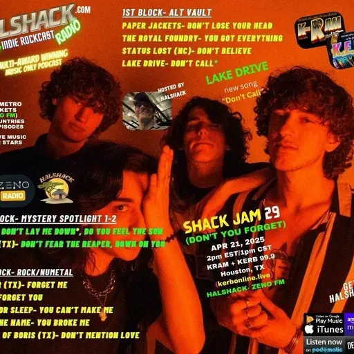Episode 212: Halshack ep 29 (DONT YOU FORGET)-- -(SHACKJAM 29-KERB-KRAM Houston, TX) -- Apr 21, 2025--- Theme show for words DONT and YOU-- Hosted by Halshack