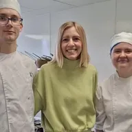 Isabelle Colbert agus Seán Mac Giolláin, mic léinn.