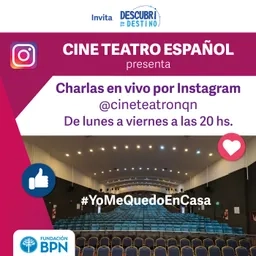 CHARLAS EN VIVO DE CINE TEATRO ESPAÑOL