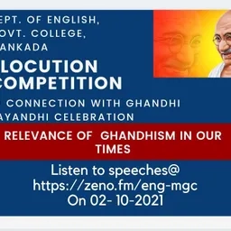 Elocution Gandhijayanthi 2021 new