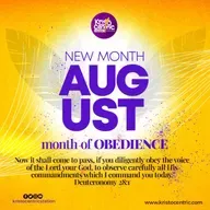 GOODDAY -OBEDIENCE MONTH - CAREFULLY OBSERVE