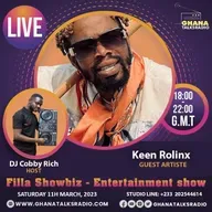 Dj Cobby Rich interviews Keen Rolinx on Filla Showbiz