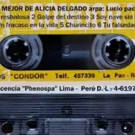 🇧🇴🇵🇪🇧🇷Lo mejor de Alicia Lado 2 B Delgado🎵🎵 Arpa Lucio Pacheco Cassette Original DJ. (LLAMA)