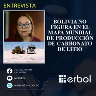 Bolivia no figura en el mapa mundial de producción de carbonato de litio