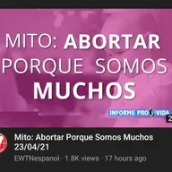 El mito de aborto para tener un futuro como humanidad