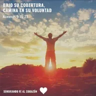 BAJO SU COBERTURA, CAMINA EN SU VOLUNTAD