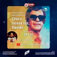 Palestra Pública Musical #EmCasa. Chico Nossa Luz, Xavier