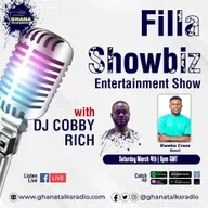 Dj Cobby Rich interviews Kweku Cross on Filla Showbiz.