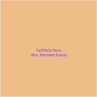 Faithfully Yours (Bro. Sherween Eslava) 2022-08-18 04:00