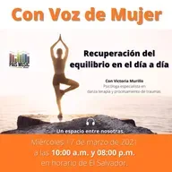 Con voz de mujer - Recuperación del equilibrio dia a dia