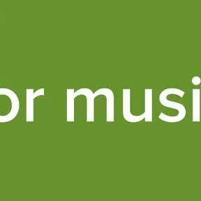 For music