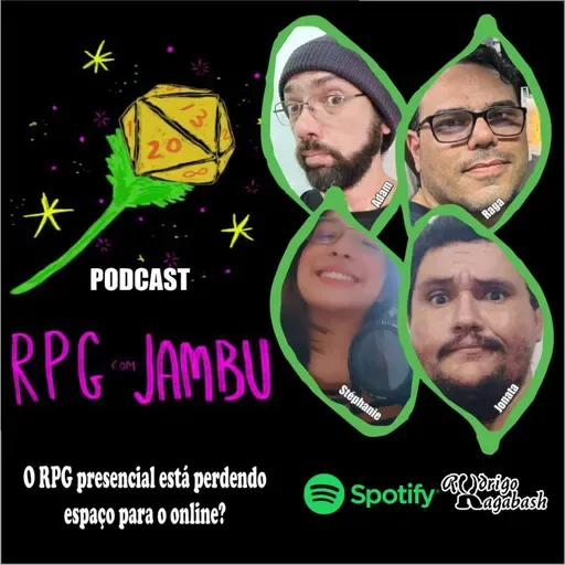 Podcast RPG com Jambu #13 | O RPG presencial está perdendo espaço para o online?