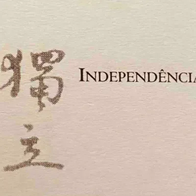 Leituras Tao Meditações Diárias. Página 70 - “Independência”