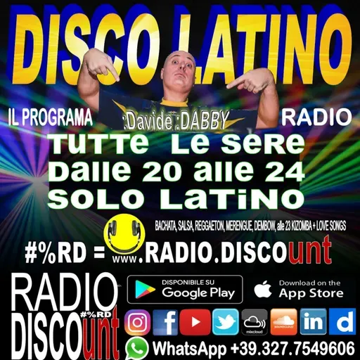 DISCO LATINO CHART 2 2023 con Davide DABBY @ RADIO DISCOunt TV