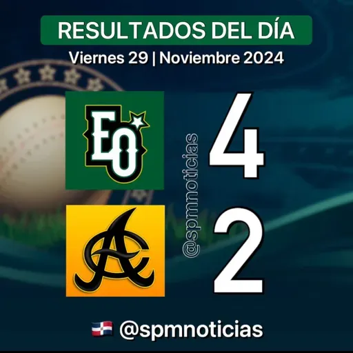 FINAL ✅ Estrellas Orientales 4 ❌ Águilas Cibaeñas 2 (29-11-2024)