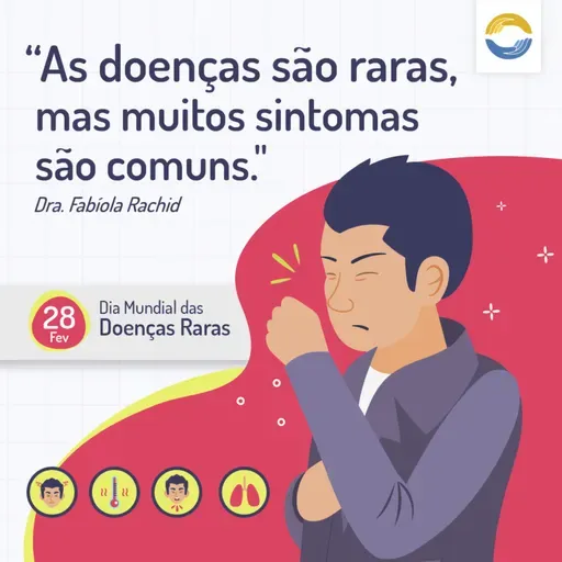 #82: "As doenças são raras, mas muitos sintomas são comuns."