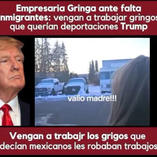 Empresaria Gringa ante falta inmigrantes: vengan a trabajar gringos que querían deportaciones Trump